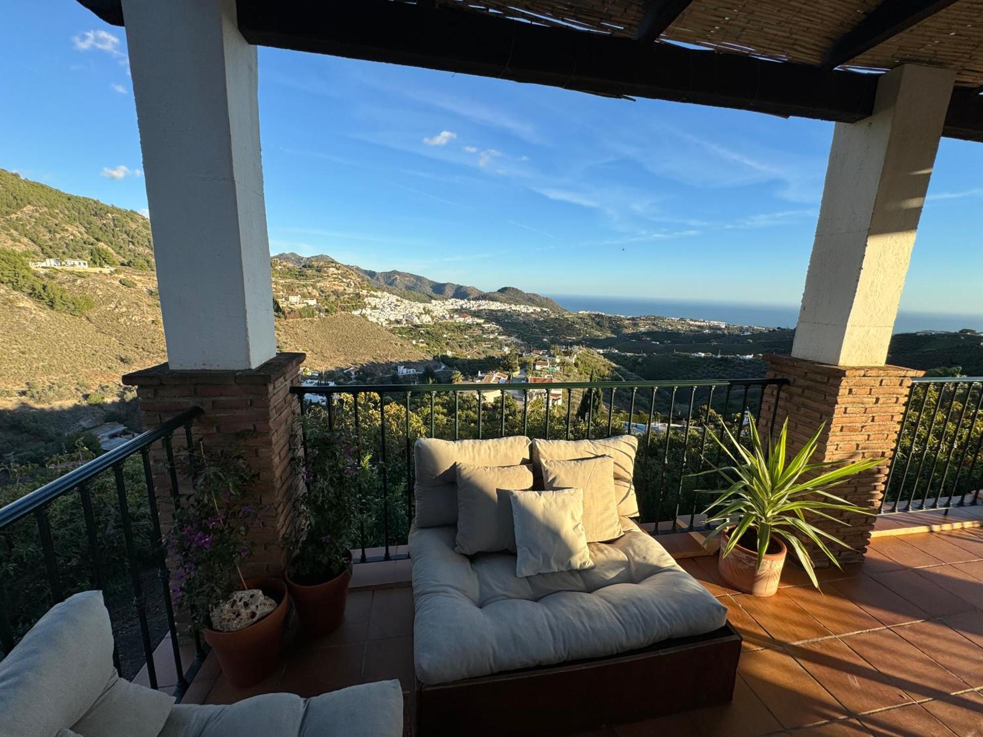 Villa En Frigiliana Con Piscina, Jacuzzi Y Espectaculares Vistas Exterior foto